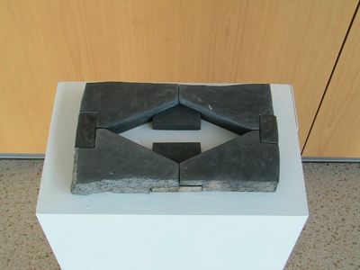 Pole, 1999, Basalt,  3 x 32 x 20 cm